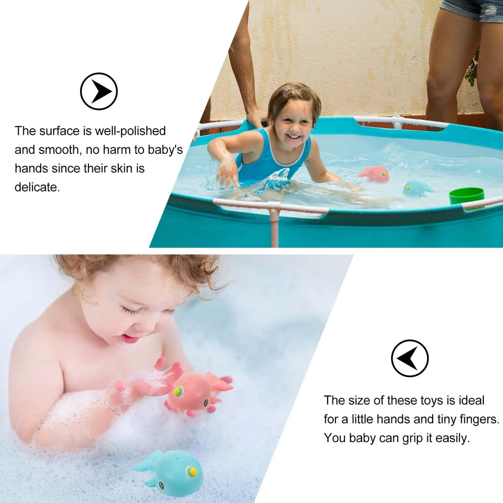 2 Pcs Wind-up Bathtub Toys R583401