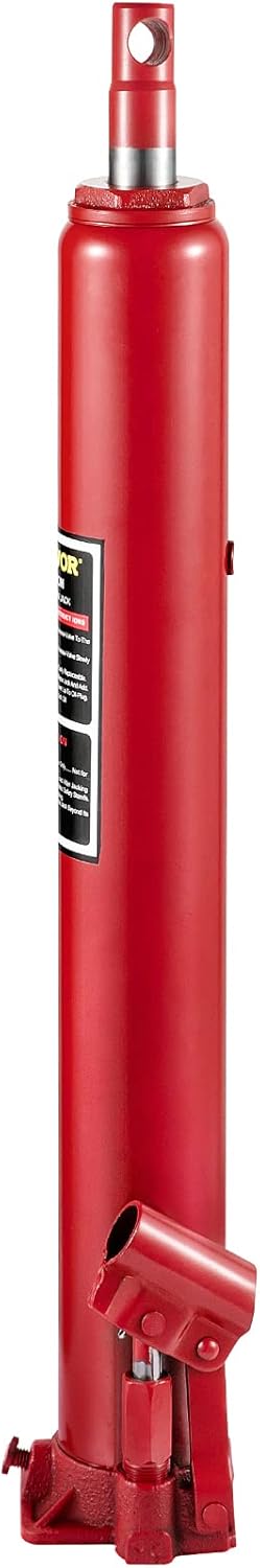 Hydraulic Long Ram Jack, 4 Tons Capacity, Red, Pack of 2 A4561