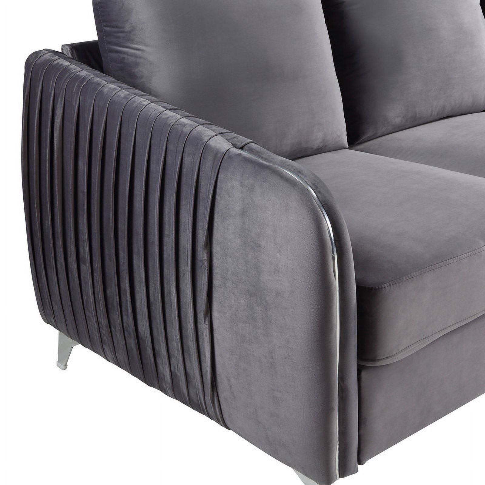 Channel-Quilted Sofa A38830