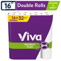 16 Double Rolls Cloth Paper Towels H570