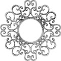 28x22OD x 10 3/4x22ID x 3/4x22P PVC Pierced Ceiling Medallion A658344
