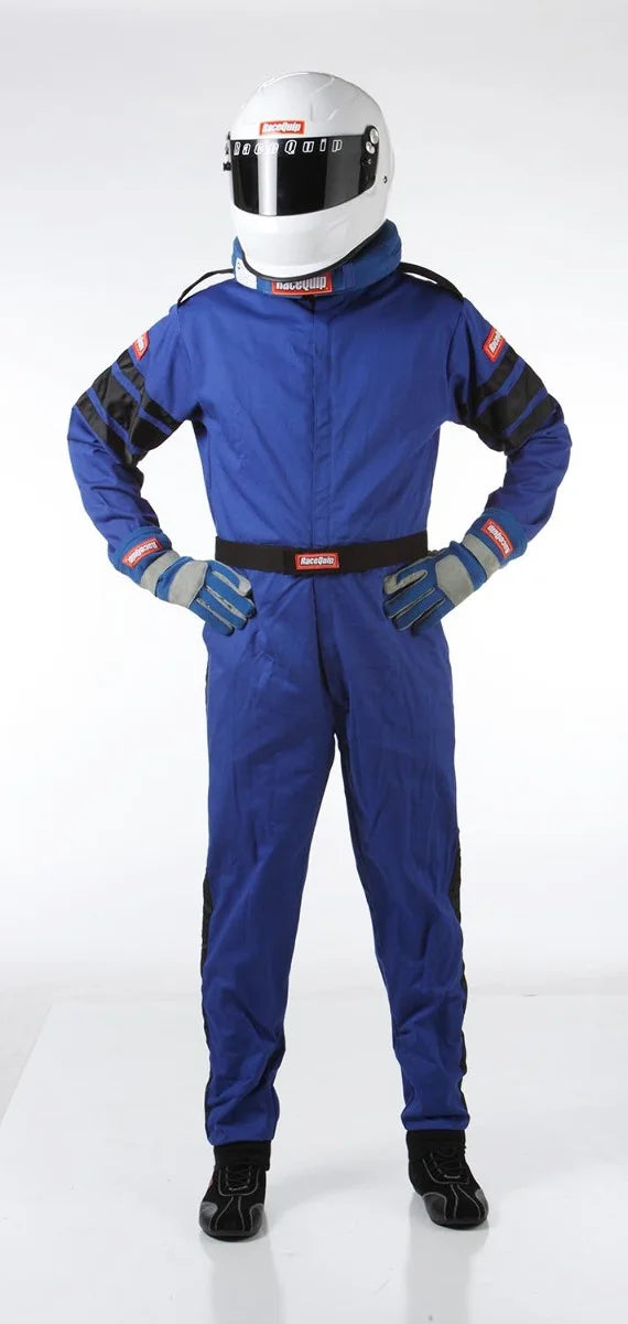 Blue/Black 1-Pc Driving Suit H18692