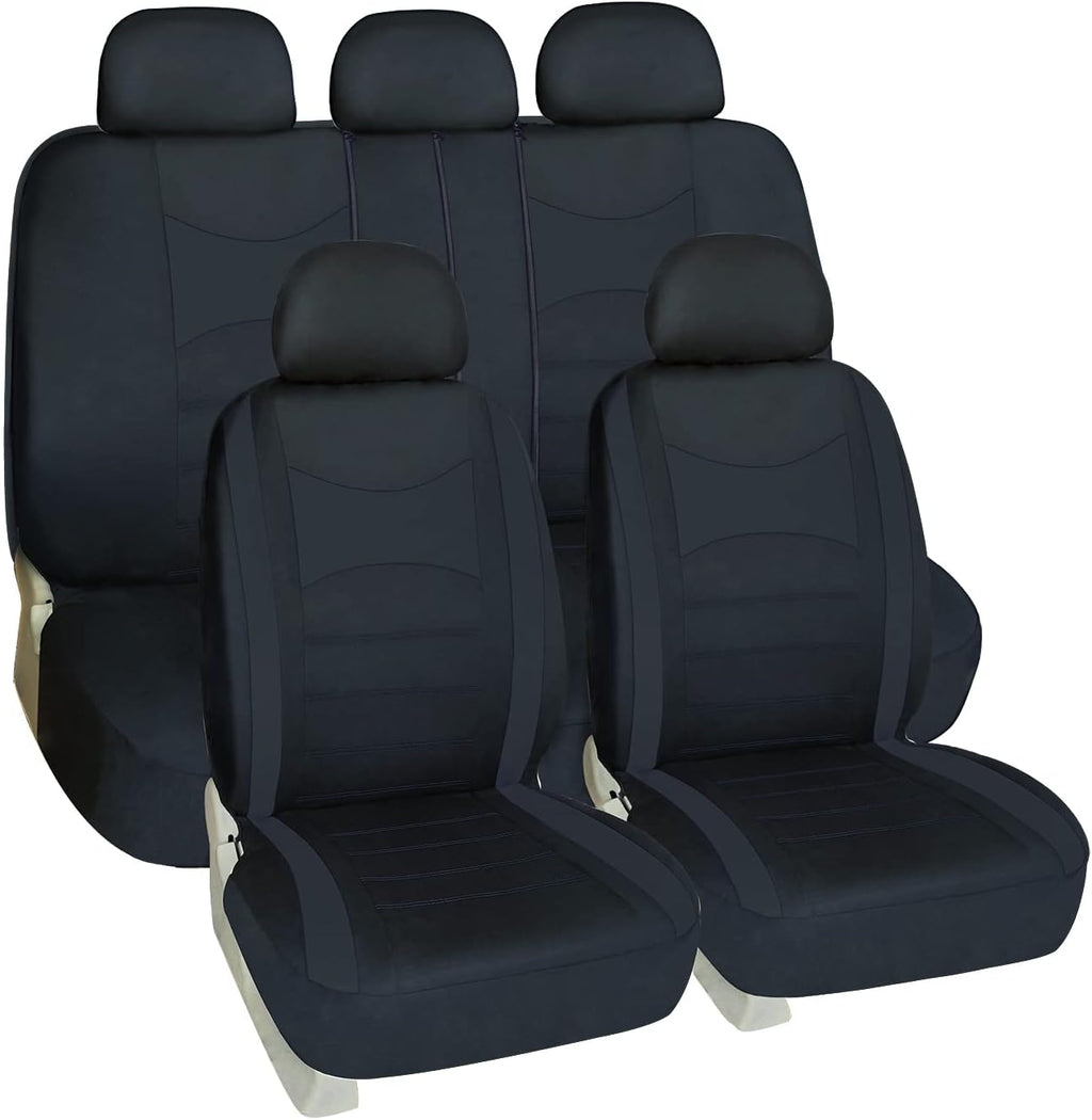 Red Full Set Car Seat Covers R9808