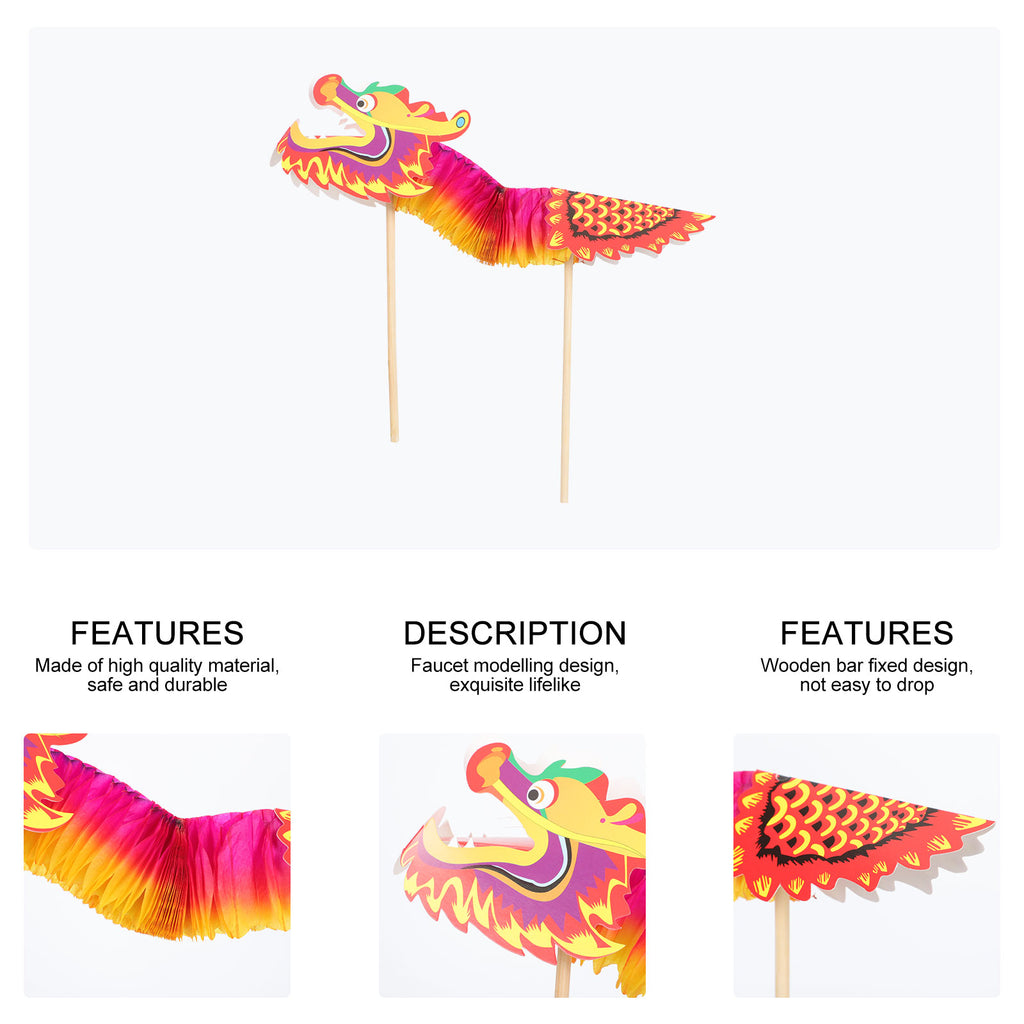 20 Sets Kids Manual Chinese Dragon Making Material Handmade Toy E67722