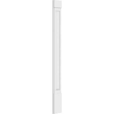 Raised Panel PVC Pilaster with Capital and Base (Pair) R96179
