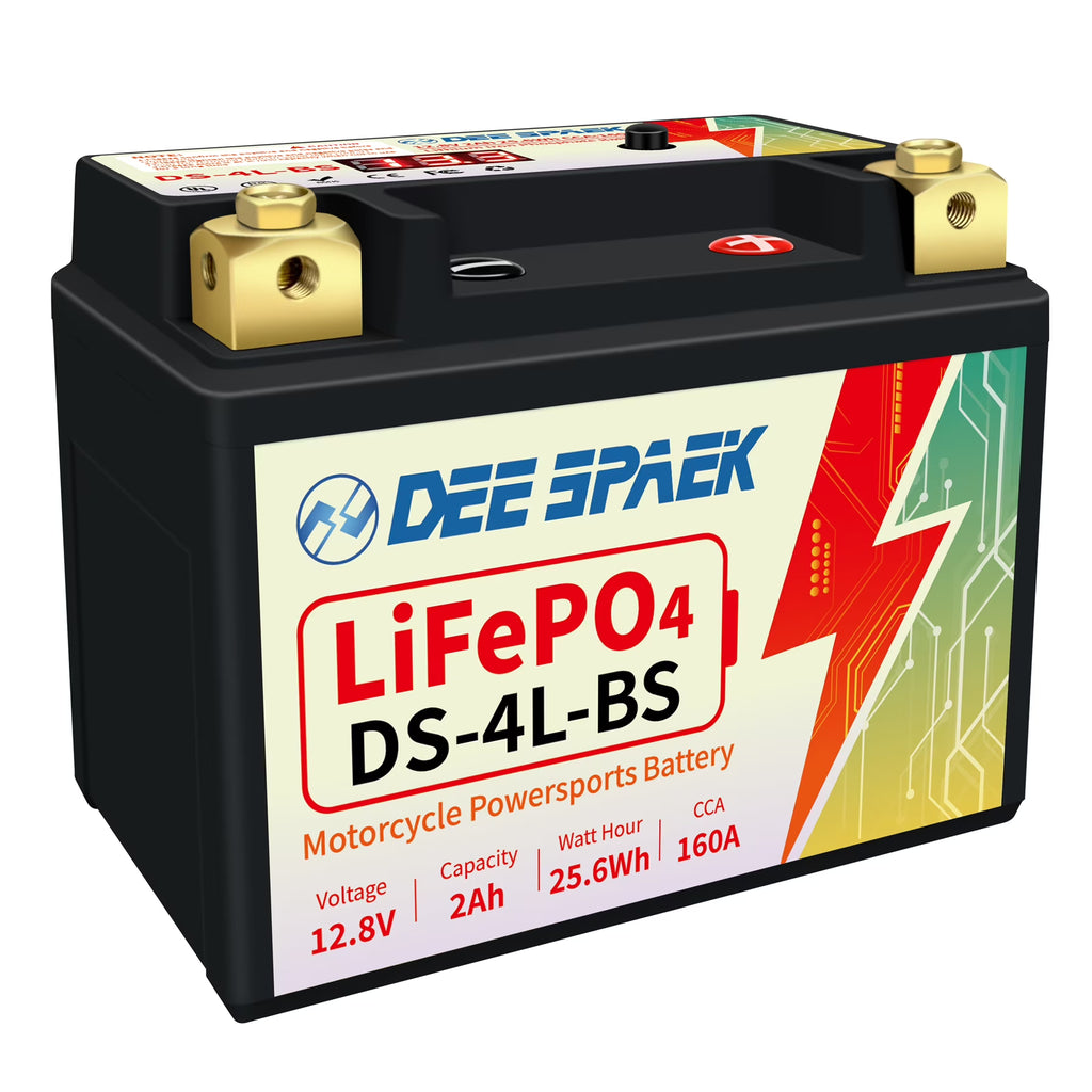 Lithium Powersport Battery with Built in Jump Starting, 2Ah LiFePO4 Engine Start Battery K2834