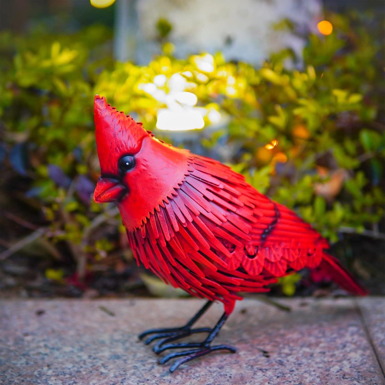 Red Bird Statue Garden Decor H32487