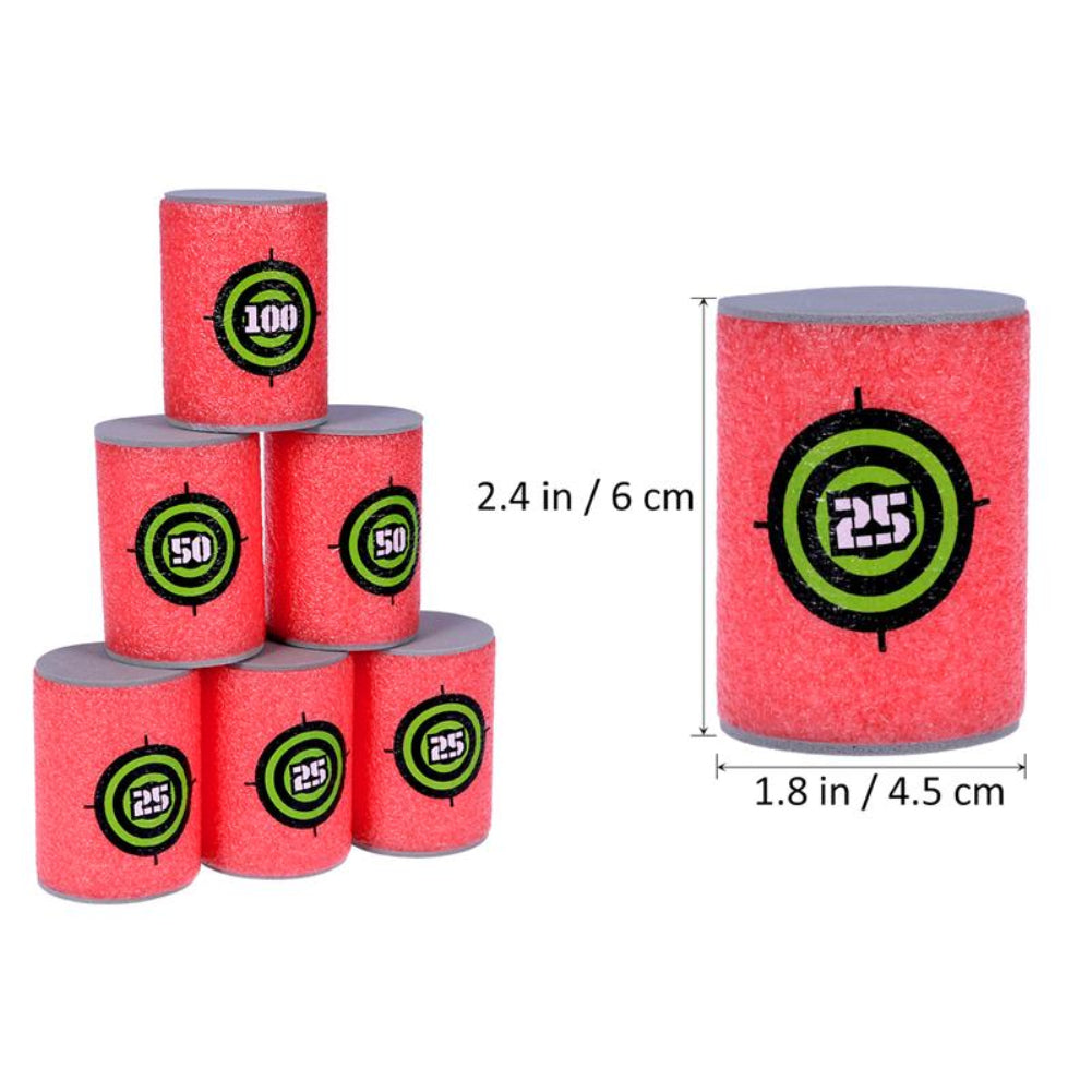 6pcs Eva Foam Dart Target Toy H70737