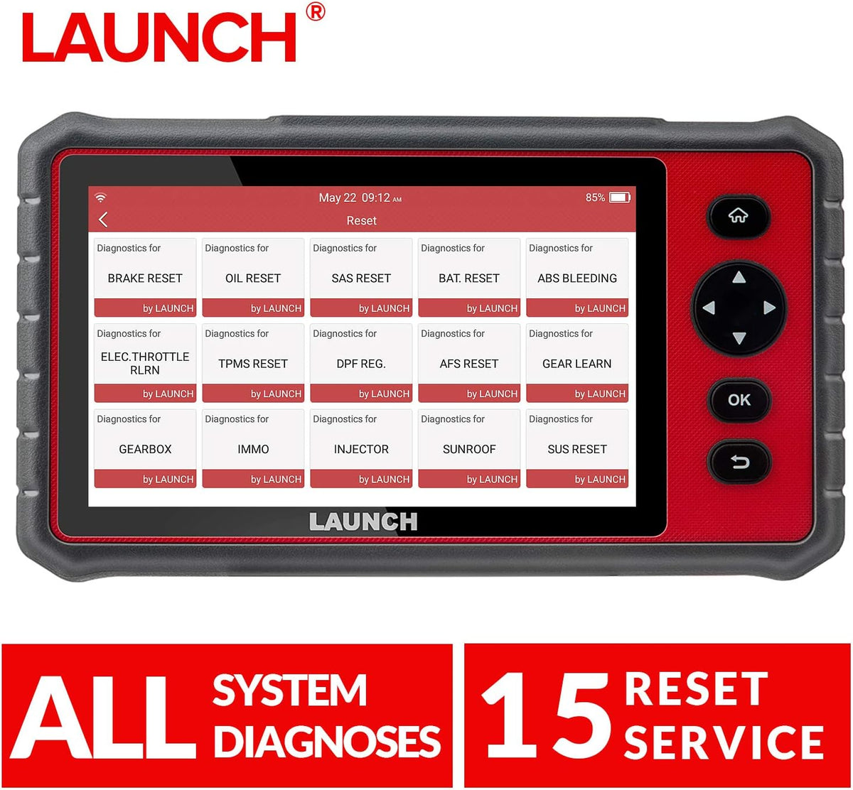 OBD2 Car Diagnostic Scan Tool with 26 Reset Service Functions X673