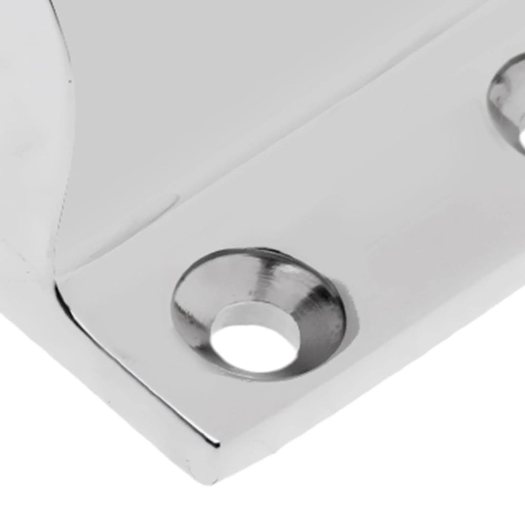 4 Pieces 316 Stainless Steel Boat Hand Rail Fitting 1'' Rectangular Base D44906