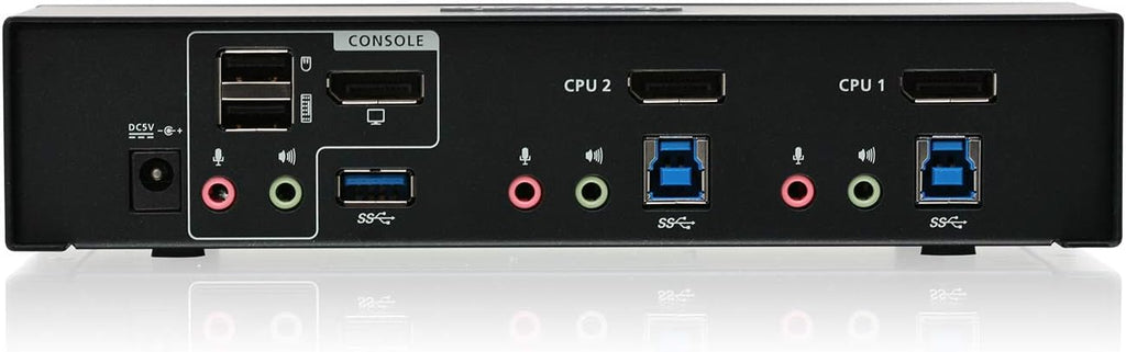 2-Port DisplayPort KVMP with Wireless Keyboard and Mouse L814