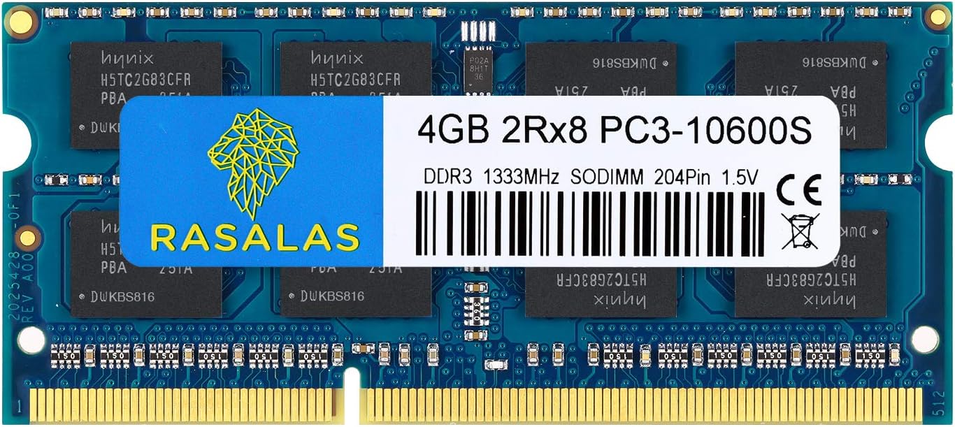 16GB Kit (2x8GB) DDR3 1333MHz SODIMM PC3-10600 CL9 204-Pin Non-ECC Unbuffered RAM O569439