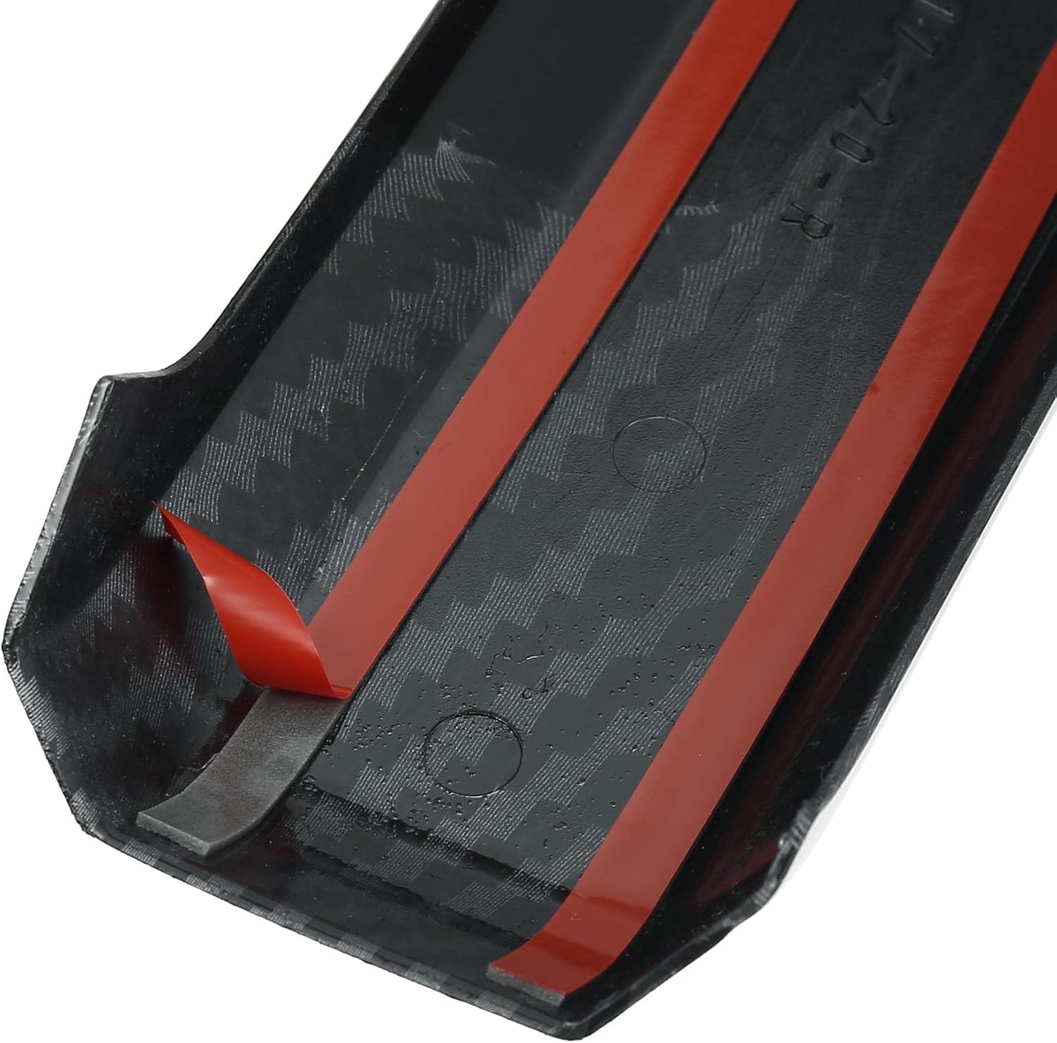 ABS Carbon Fiber Pattern Window Lift Trim Switch Panel Cover Black Pack of 2 G30294