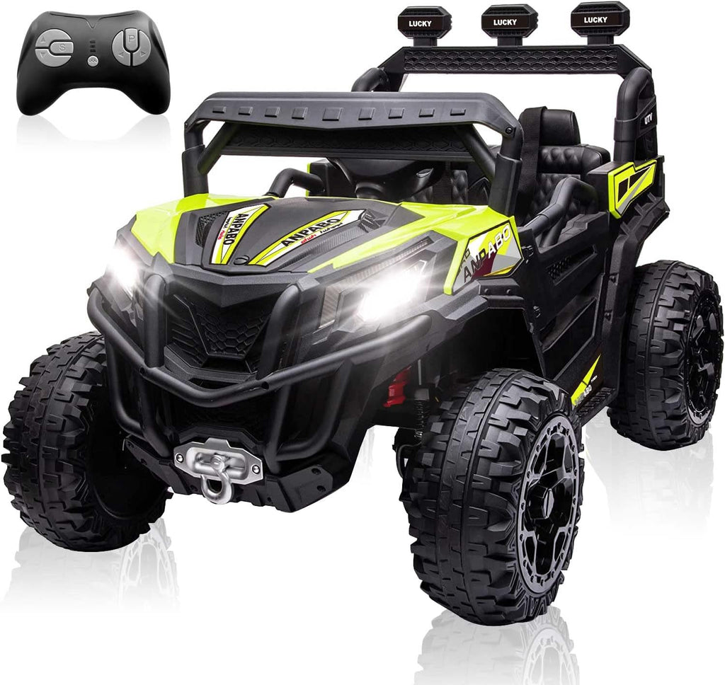 White Ride On UTV with Remote Control A485899