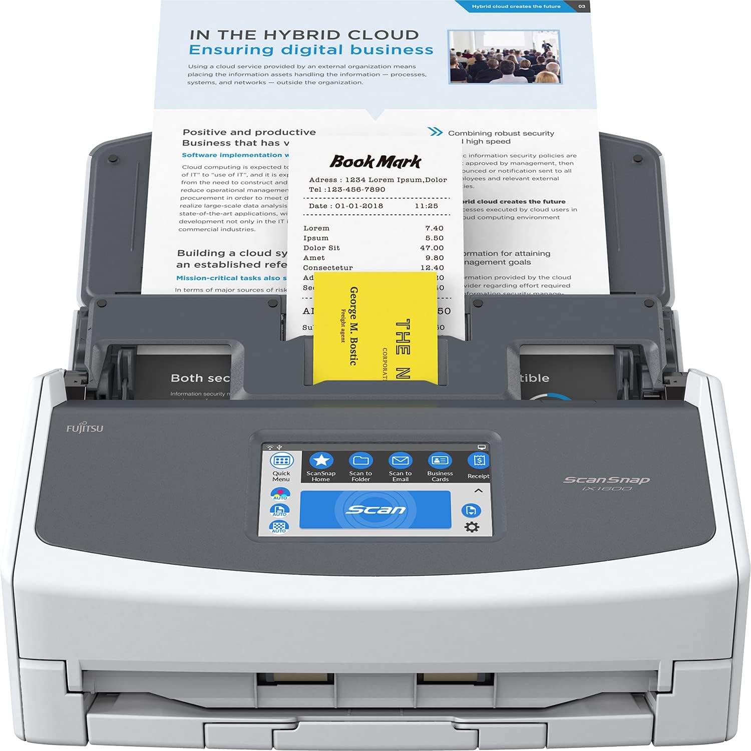 Black Document Scanner T319309