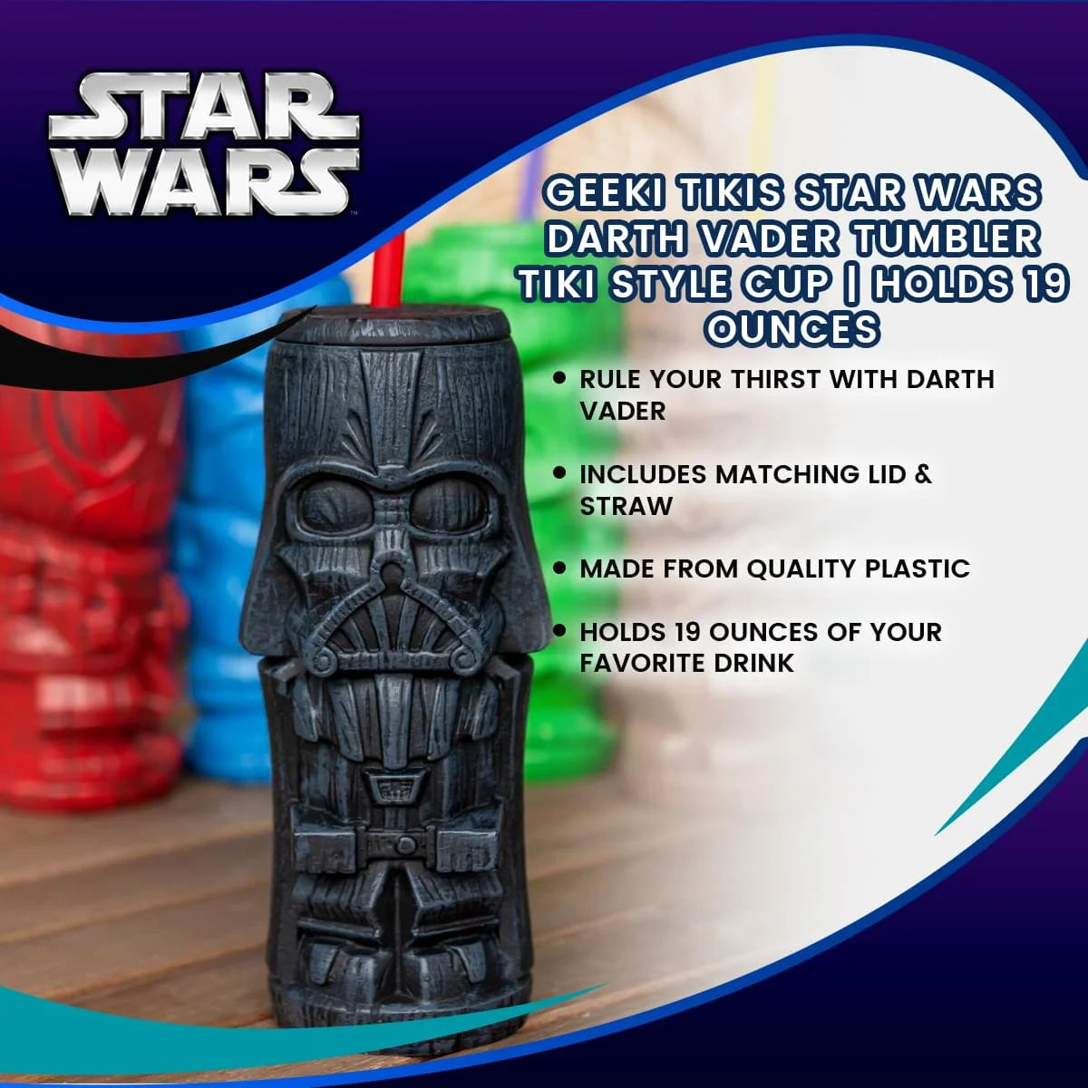 Star Wars Darth Vader Tumbler, 19 Ounces O622577