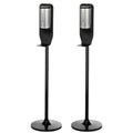 Stainless Steel 800 ml Automatic Gel Sanitizer Hand Soap Dispenser with Black Stand (2-Pack) G45180