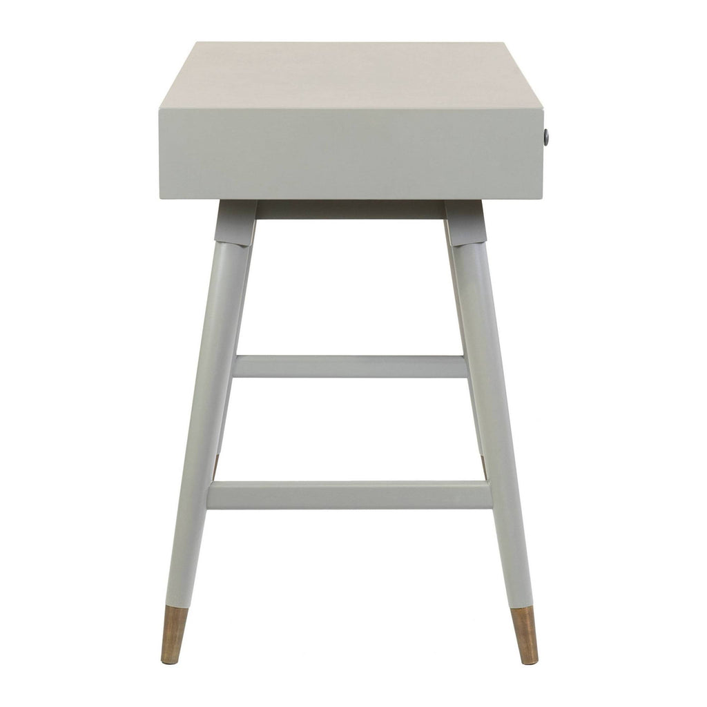 Gray Console Table with Storage A45744