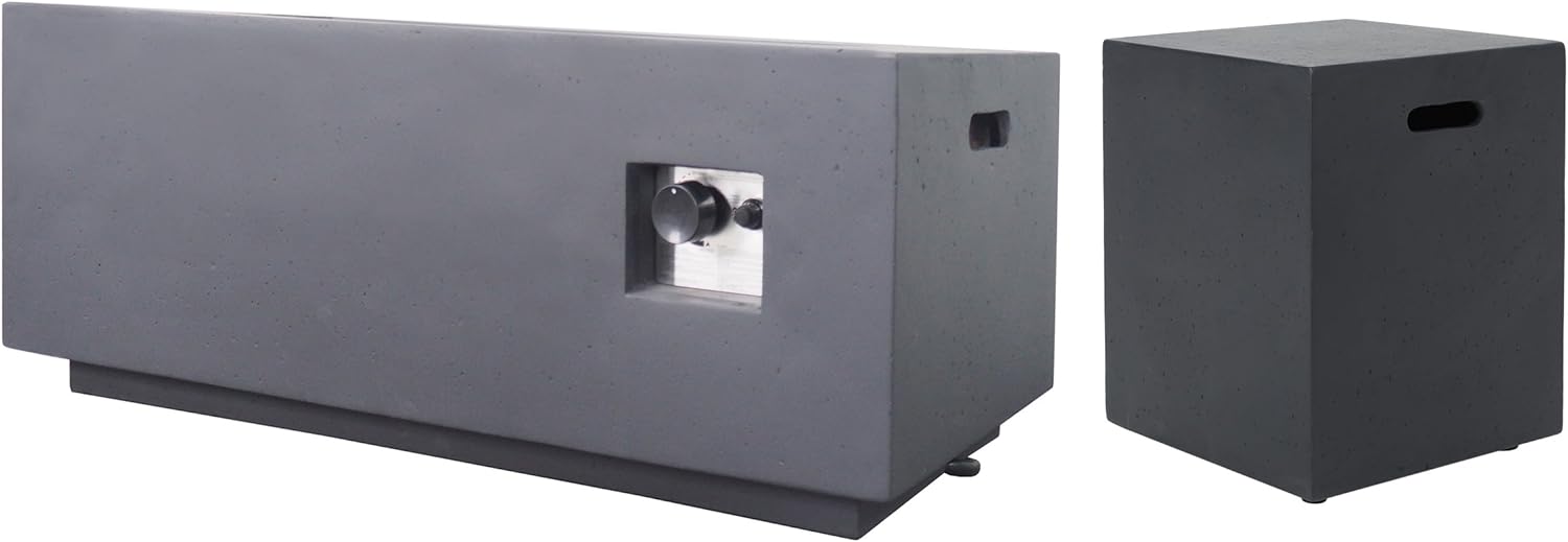 Dark Gray Outdoor Fire Pit Z376