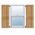 Framed Board-n-Batten Shutters, Rough Sawn Western Red Cedar C509