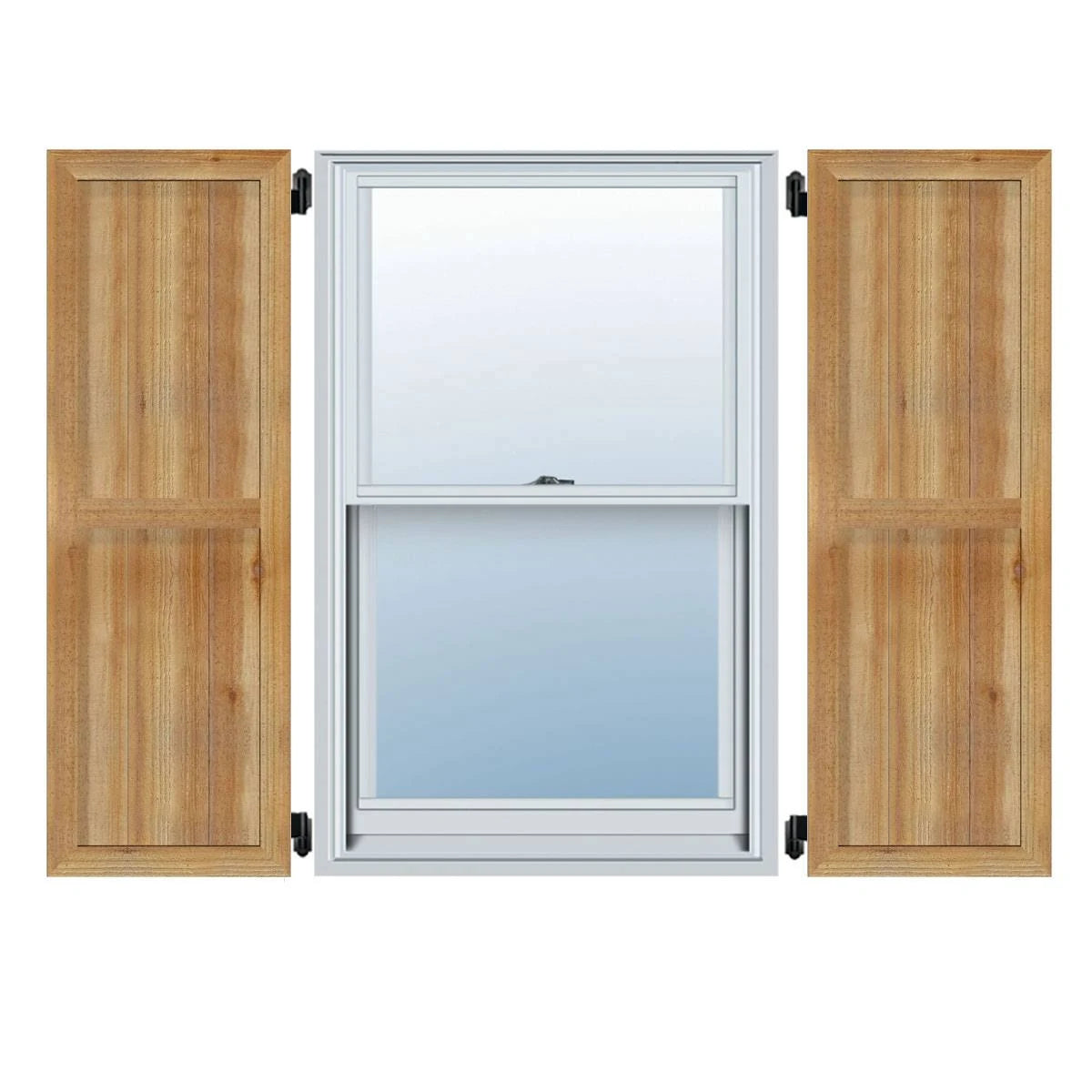 Framed Board-n-Batten Shutters, Rough Sawn Western Red Cedar C509