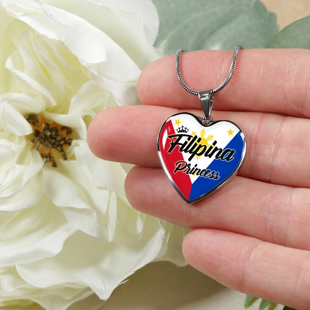 Stainless Steel or 18k Gold Heart Pendant Necklace E7005