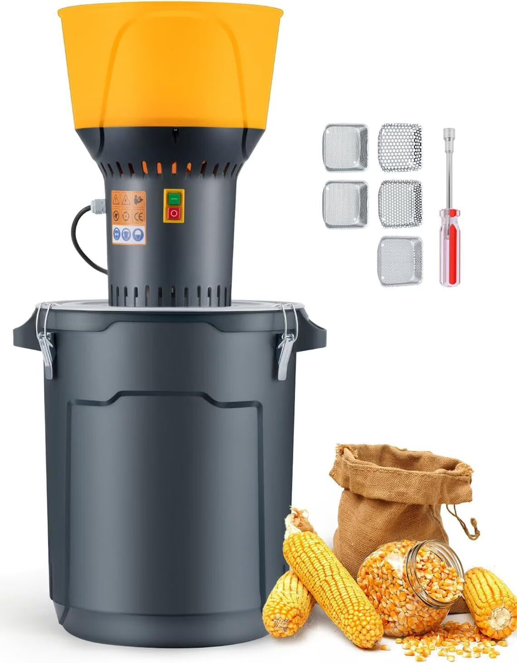 Electric Corn Grain Grinder 110V Y6578