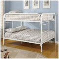 Full Over Full Bunk Bed White C84065
