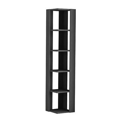 Anthracite Corner Bookcase B21950