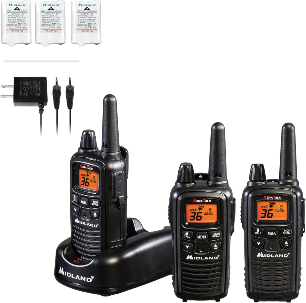 36 Channel FRS Two-Way Radio Pair Pack Yellow Black F6350